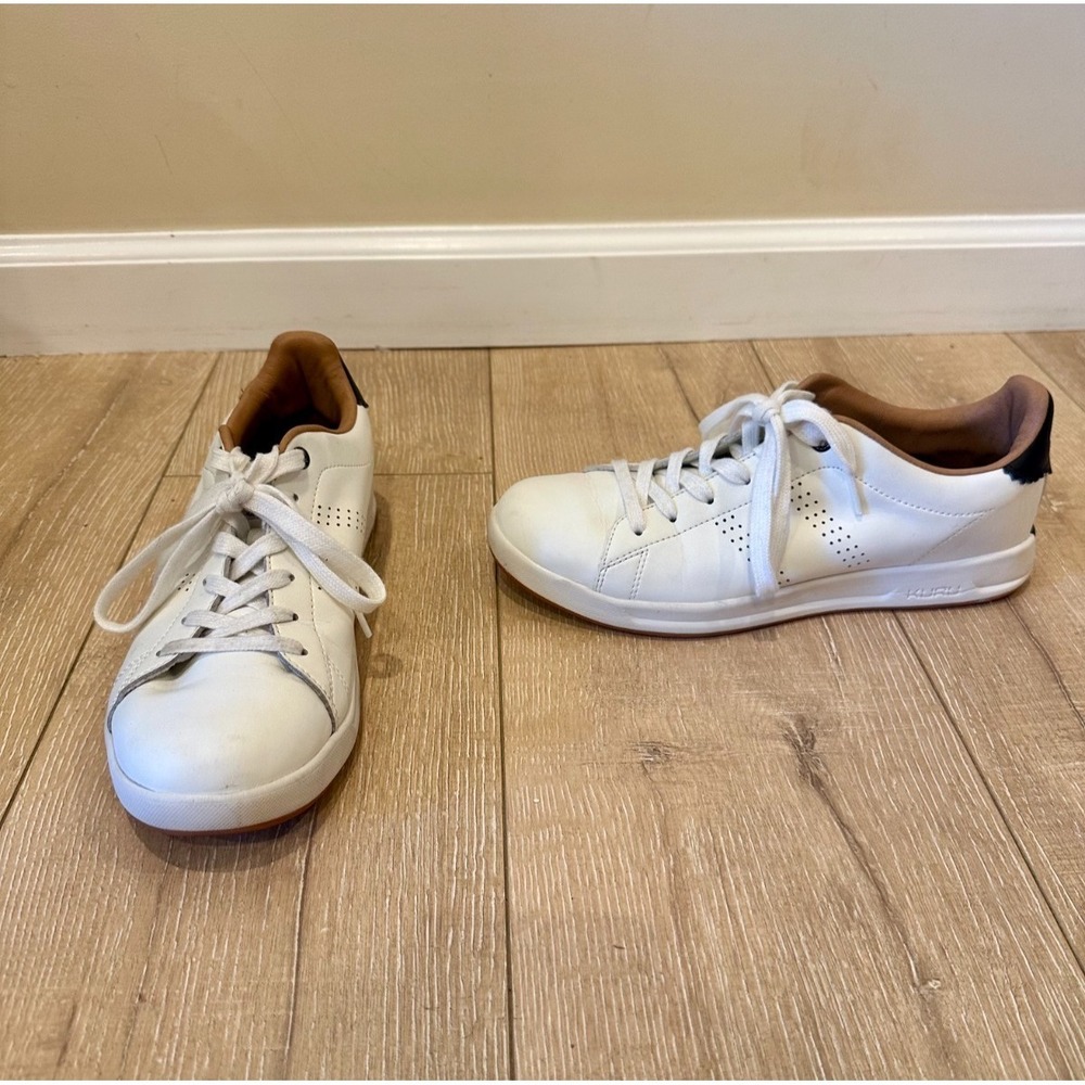 Kuru ROAM Classic Court Womens Size 9 White Athletic Leather Shoes Sneakers $139